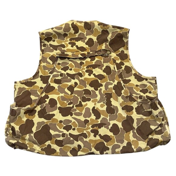 Gamehide Mens XXL Camo Vest Pheasant Hunting Shooting Pockets Vintage - Picture 3 of 3